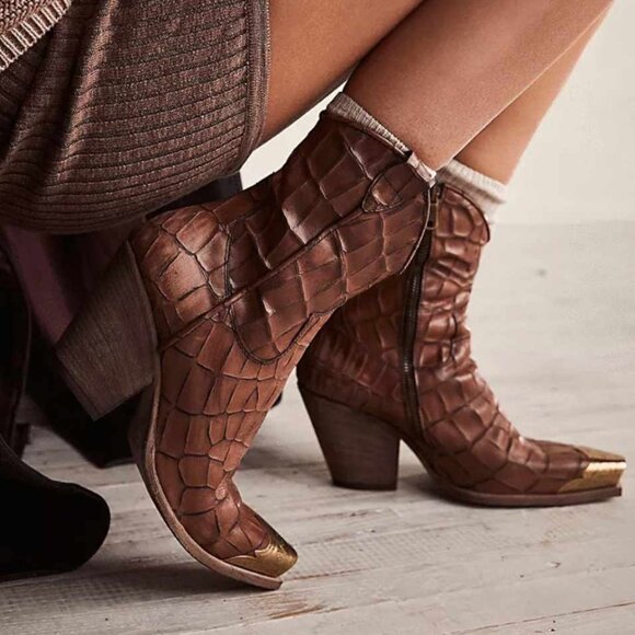 Free People Shoes - Brayden Western Boots ~ Free People